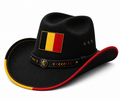 Belgium Themed Cowboy Hat