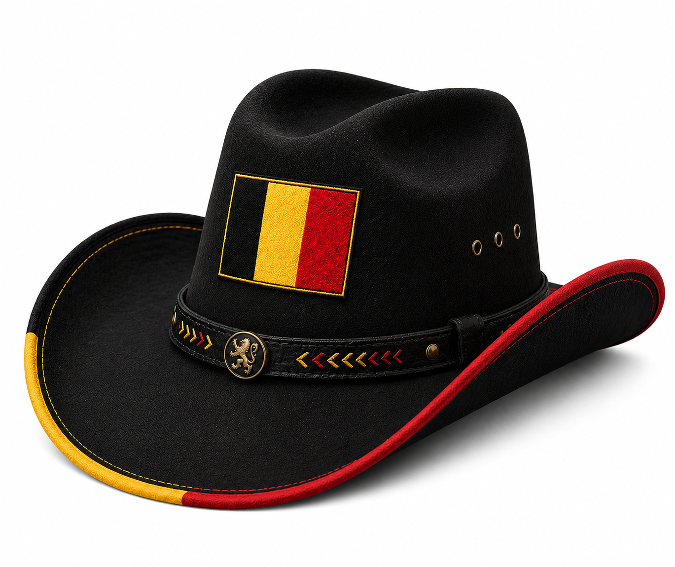 Belgium Themed Cowboy Hat