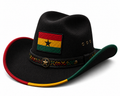 Ghana Themed Cowboy Hat