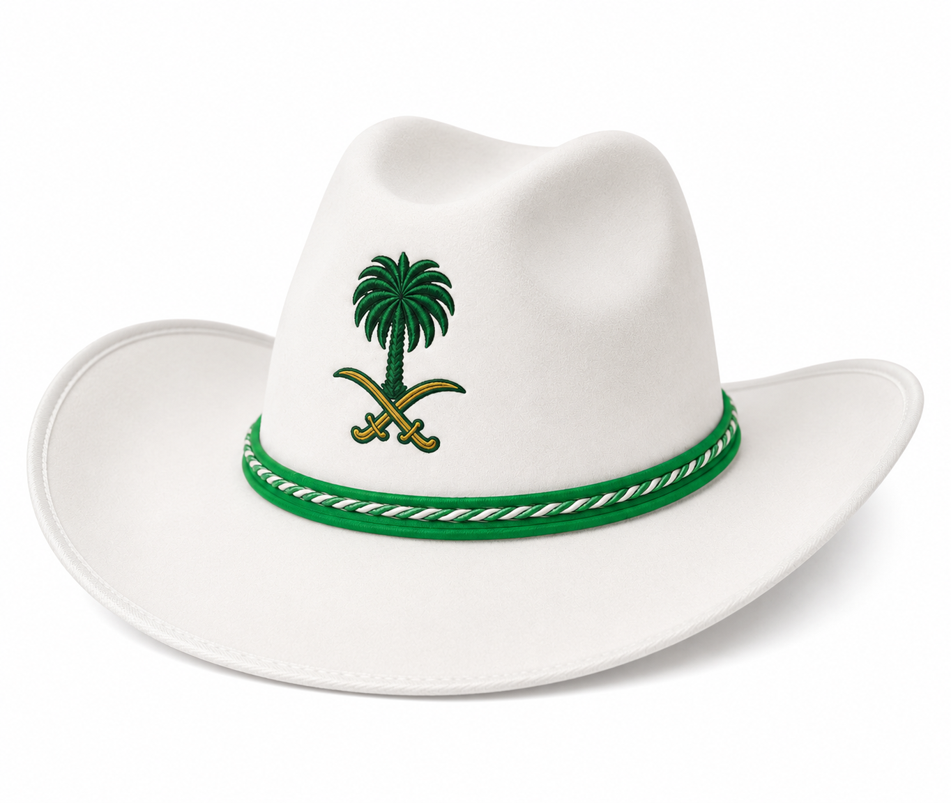 Saudi Arabia Themed Cowboy Hat