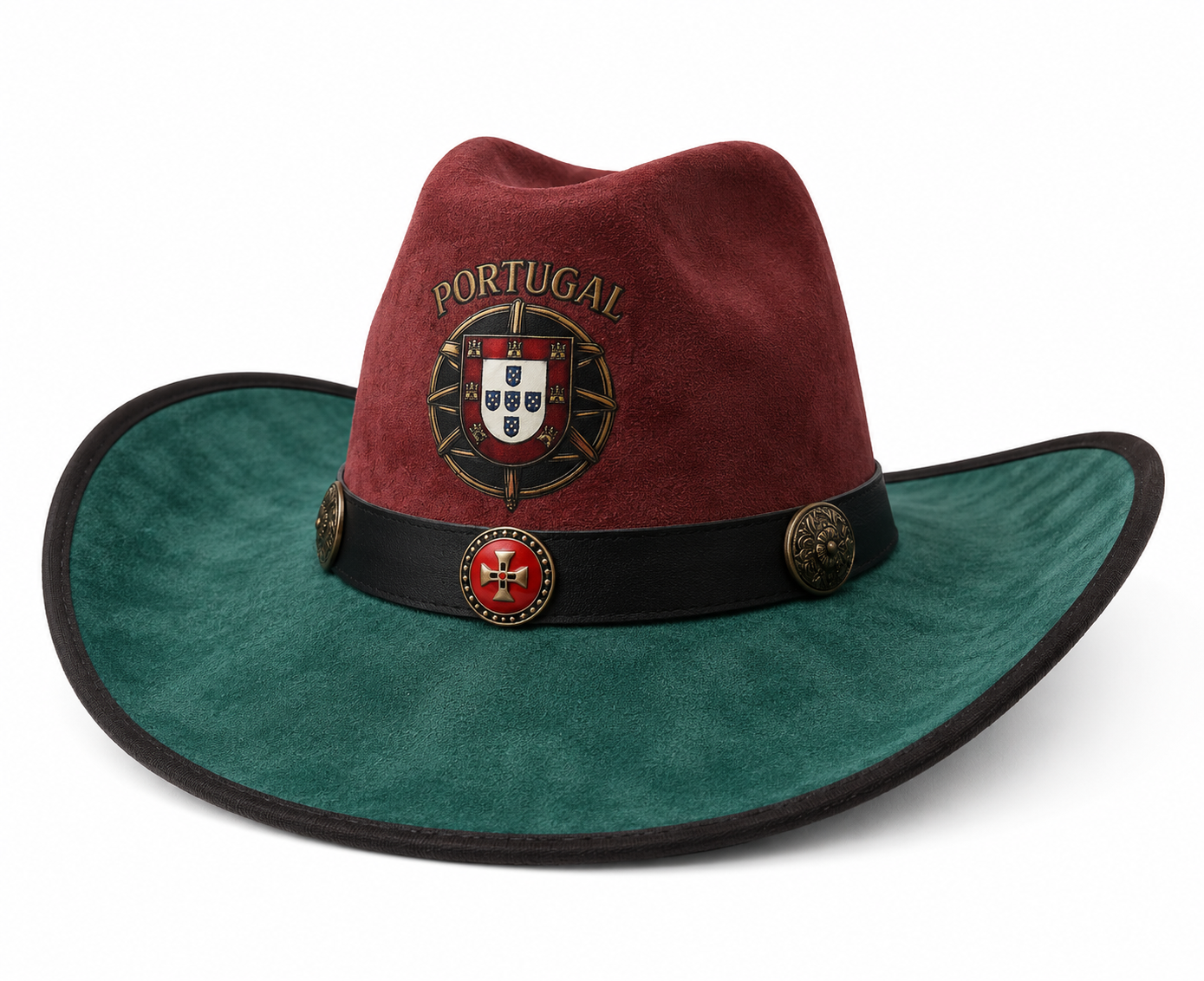 Portugal Themed Cowboy Hat