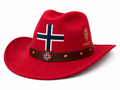 Norway Themed Cowboy Hat