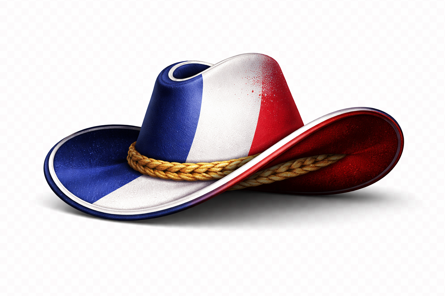 Bleu Blanc Classic Cowboy Hat