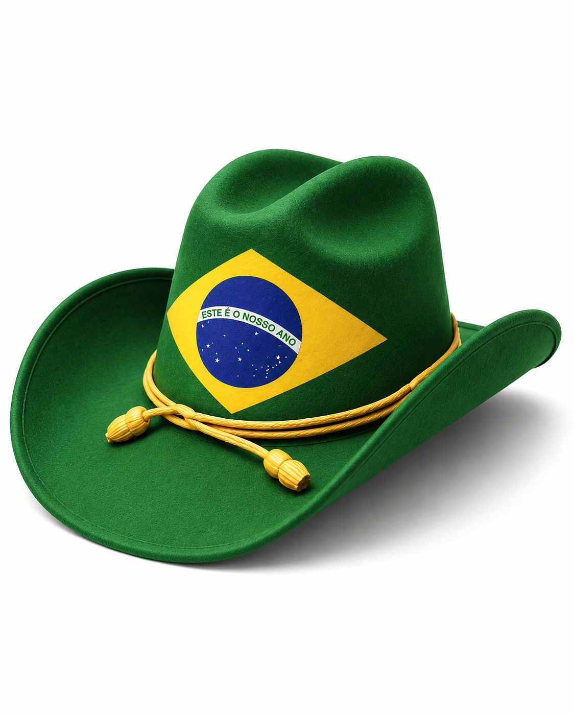 Brazil Themed Cowboy Hat