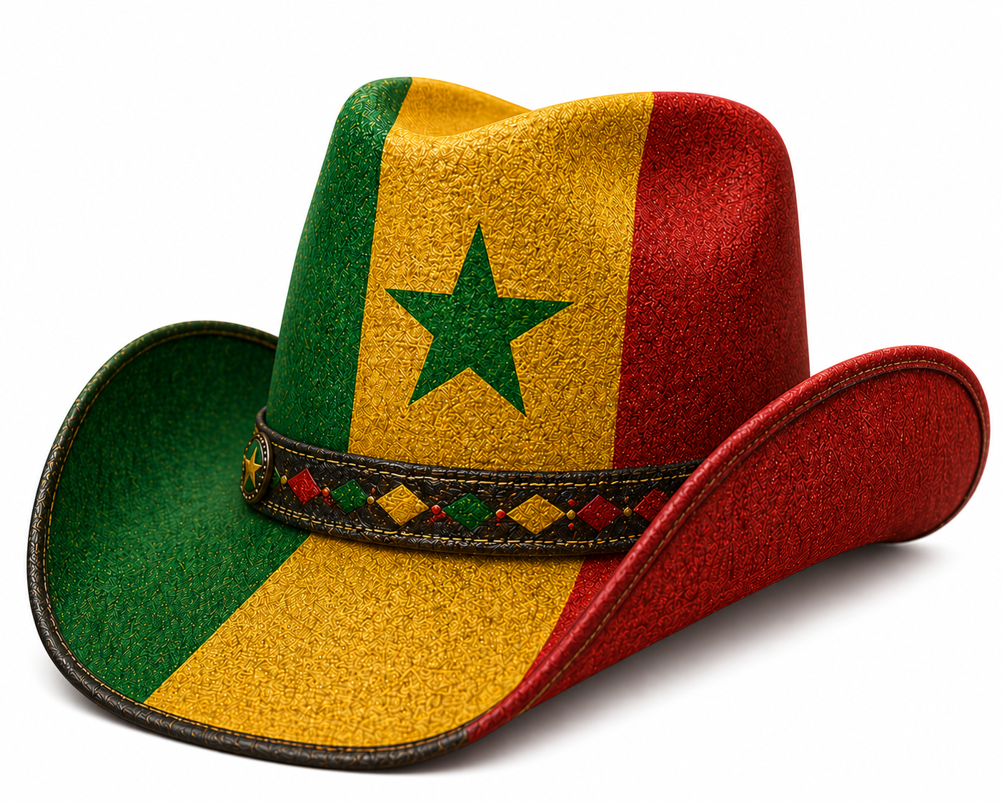 Senegal Themed Cowboy Hat