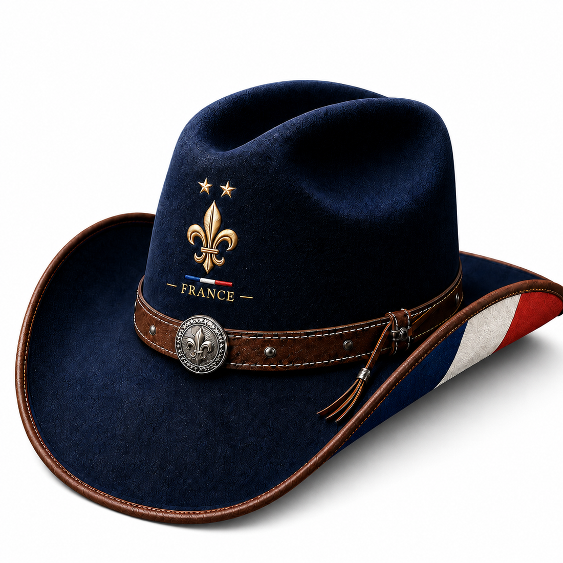 France Themed Cowboy Hat