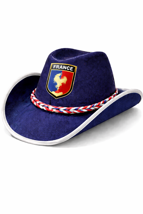 Bleu Blanc Classic Cowboy Hat