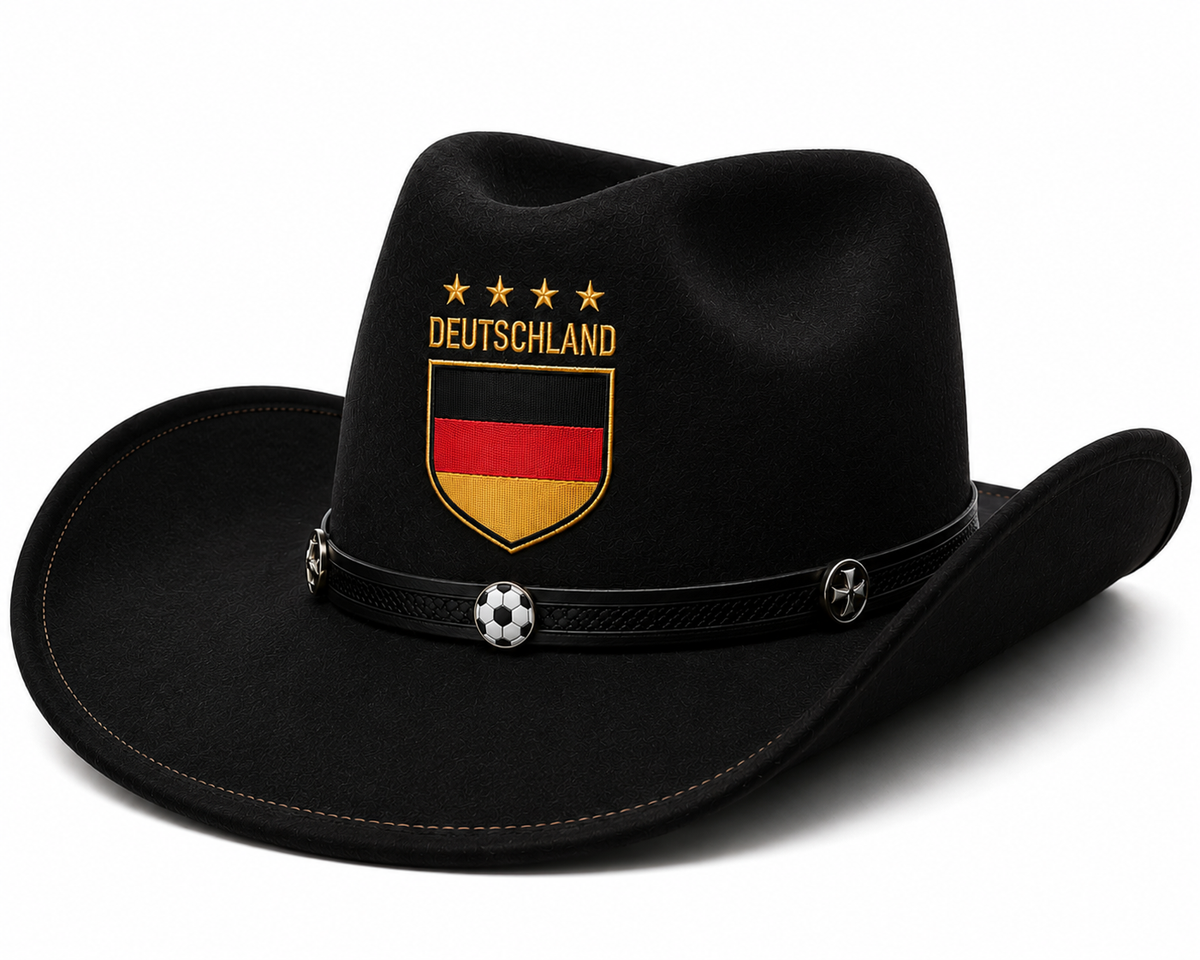 Germany Themed Cowboy Hat