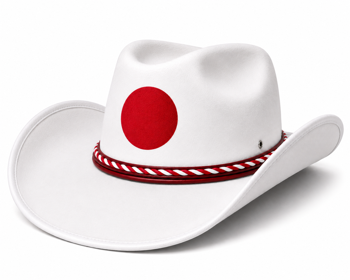 Japan Themed Cowboy Hat