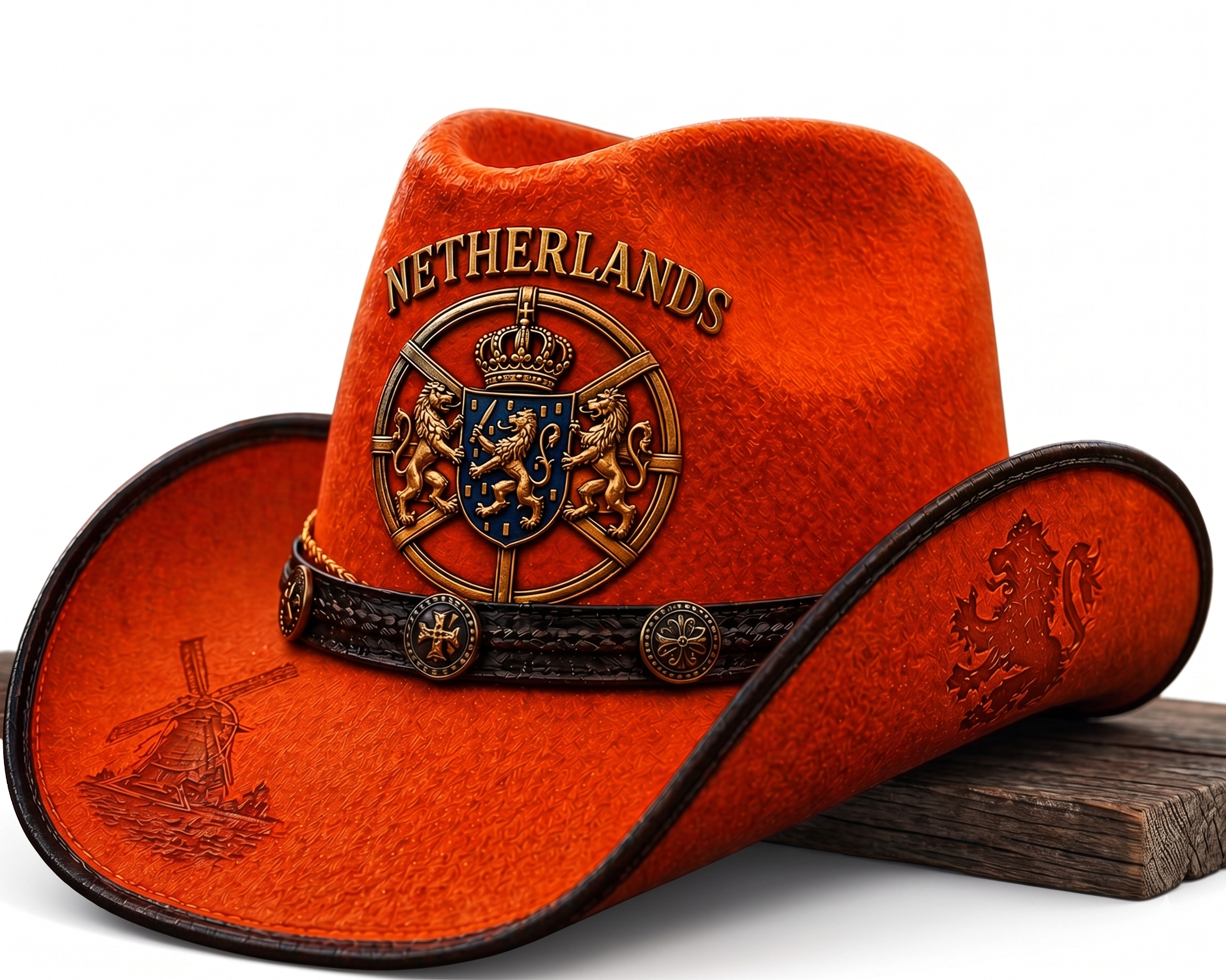 Netherlands Themed Cowboy Hat